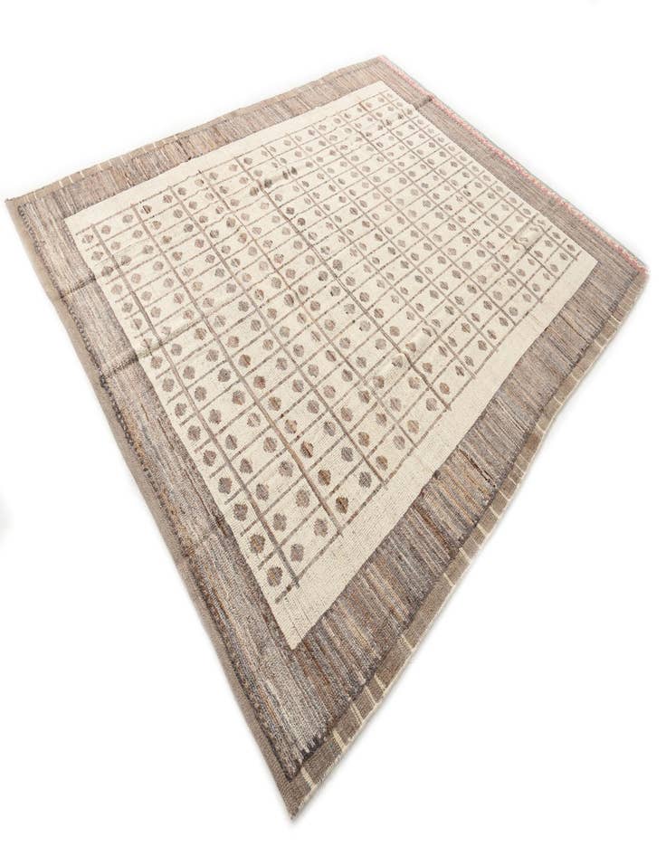 Detail image of  8' 2 x 10' 2  Hand Knotted Moroccan Wool Rug