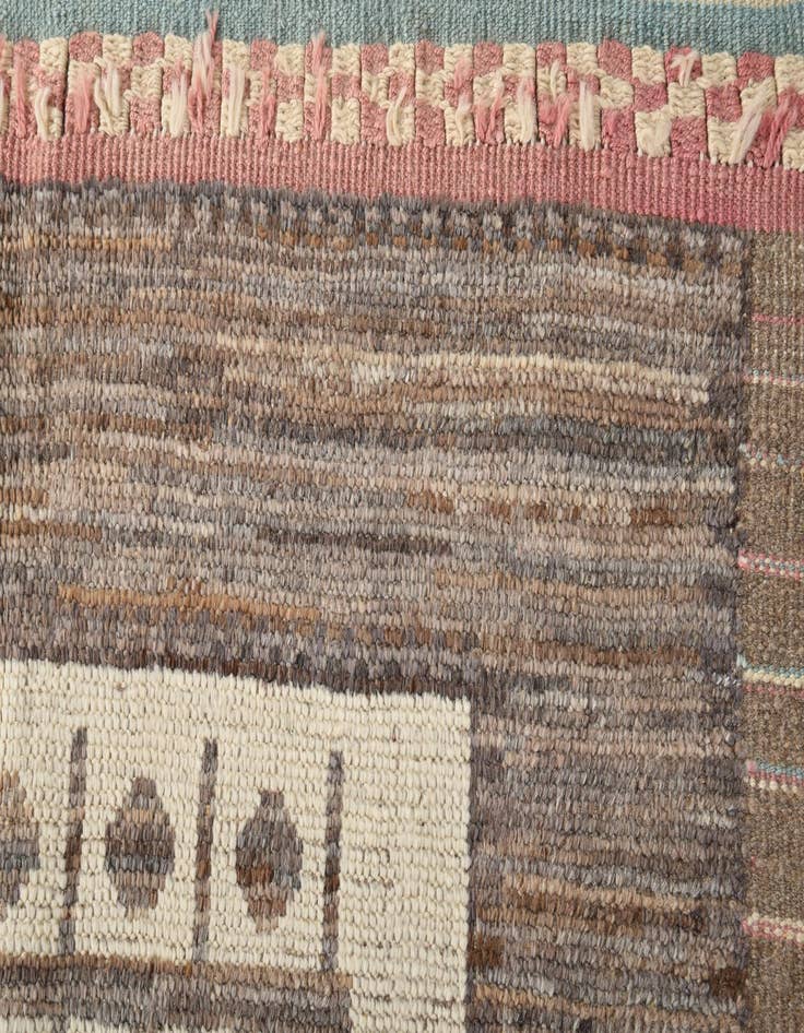 Detail image of  8' 2 x 10' 2  Hand Knotted Moroccan Wool Rug