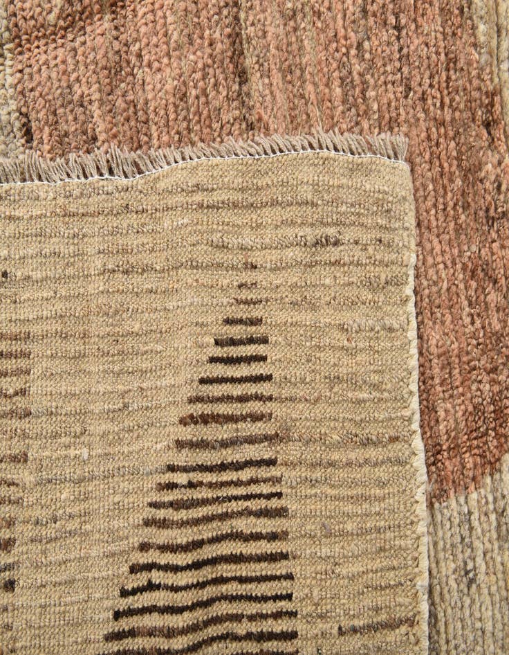 Detail image of  6' x 9' 8  Hand Knotted Moroccan Wool Rug