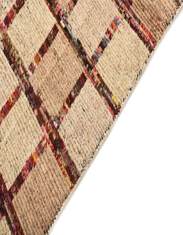 Detail image of  4' 6 x 6' 8  Hand Knotted Moroccan Wool Rug