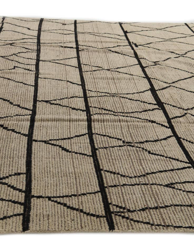 Detail image of  9' x 11' 7  Hand Knotted Moroccan Wool Rug