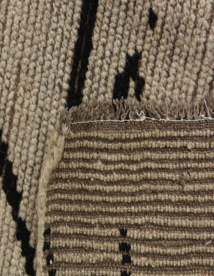 Detail image of  9' x 11' 7  Hand Knotted Moroccan Wool Rug