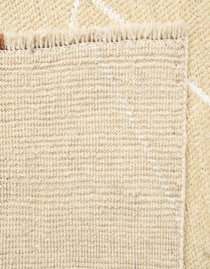 Detail image of  5' 8 x 8' 3  Hand Knotted Moroccan Wool Rug