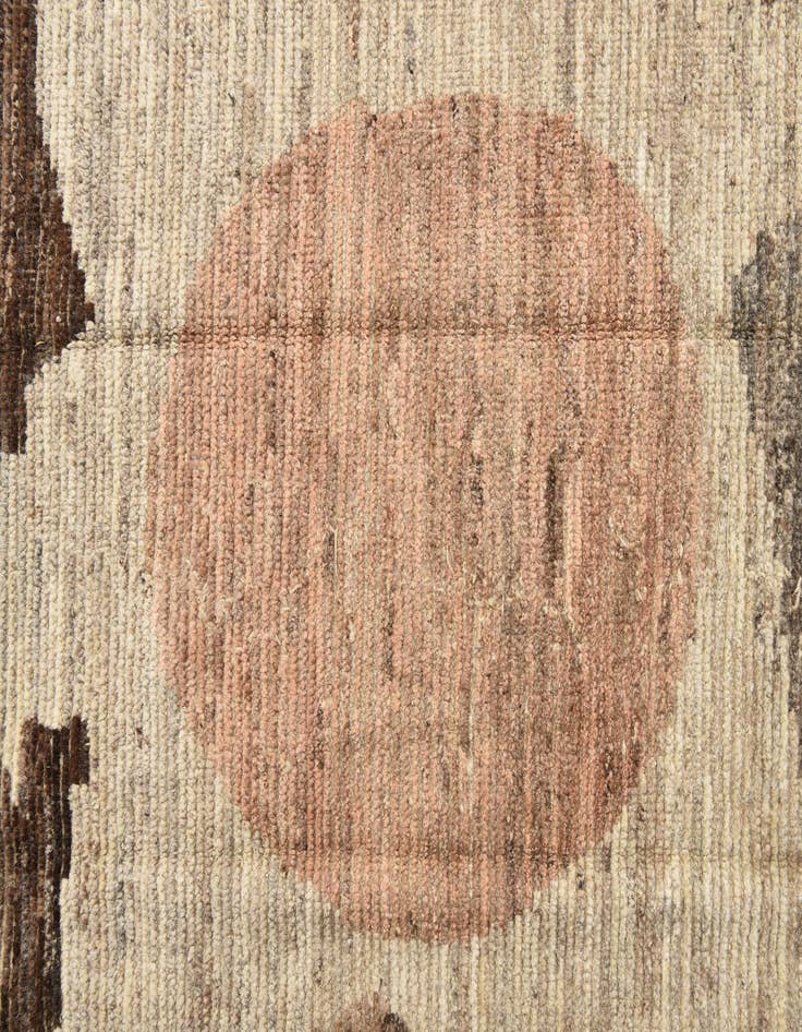 Detail image of  8' x 11'  Hand Knotted Moroccan Wool Rug