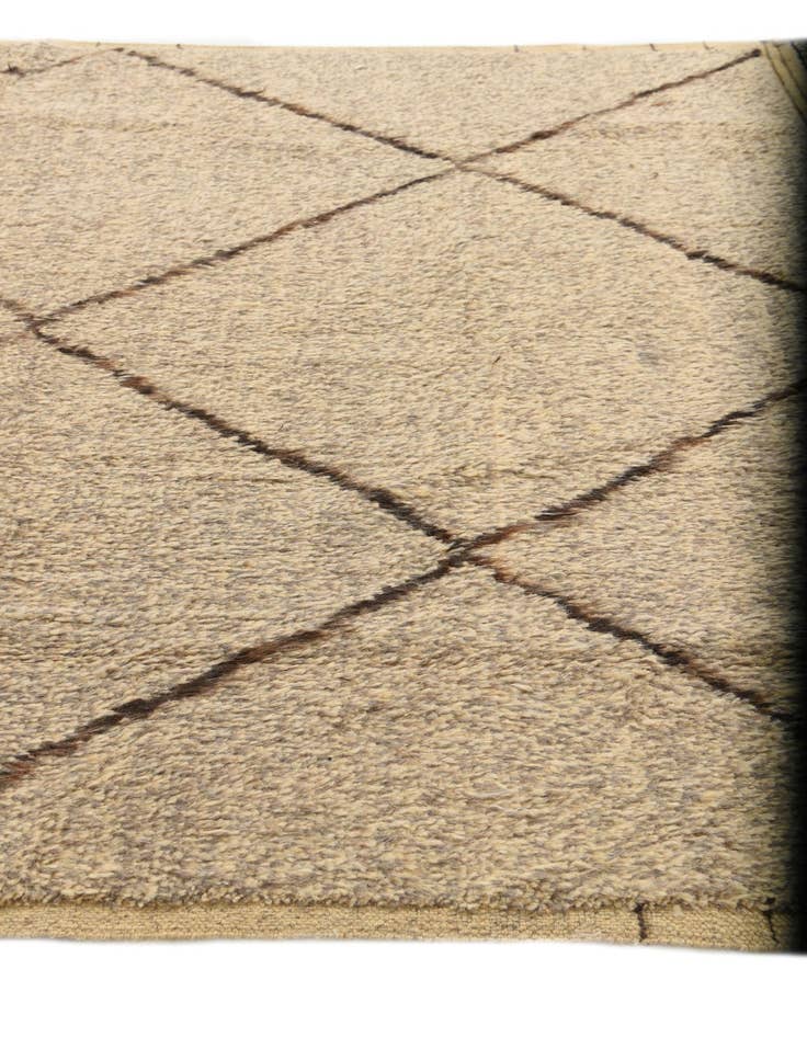 Detail image of  5' 10 x 8' 4  Hand Knotted Moroccan Wool Rug