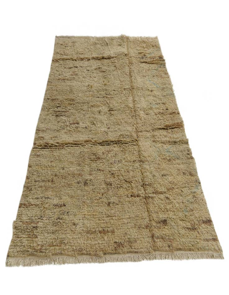 Detail image of  5' 5 x 8' 3  Hand Knotted Moroccan Wool Rug