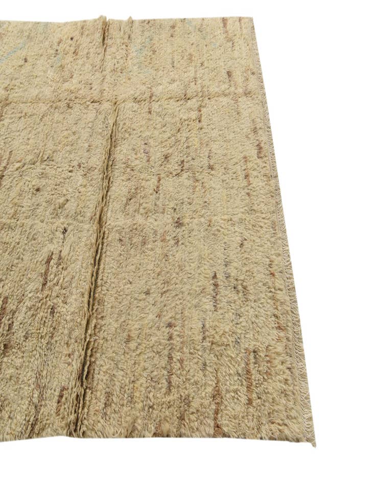 Detail image of  5' 5 x 8' 3  Hand Knotted Moroccan Wool Rug