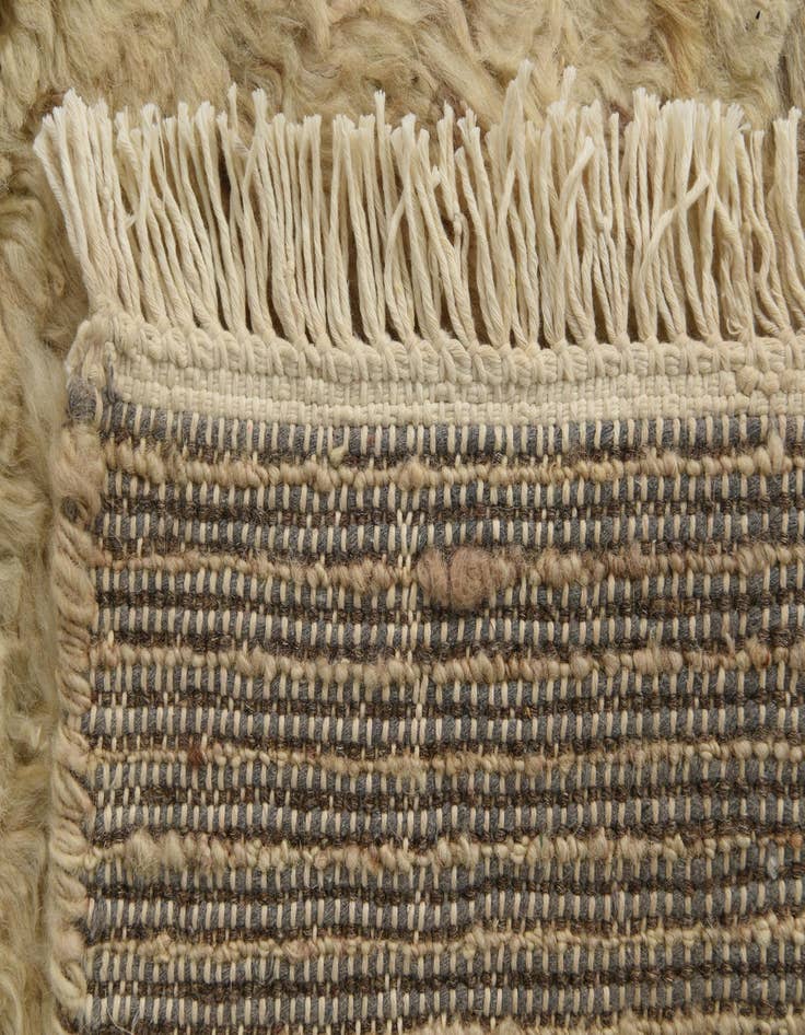 Detail image of  5' 5 x 8' 3  Hand Knotted Moroccan Wool Rug