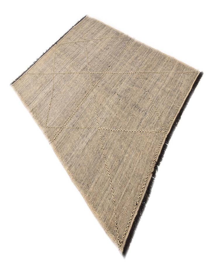 Detail image of  7' x 9' 6  Hand Knotted Moroccan Wool Rug