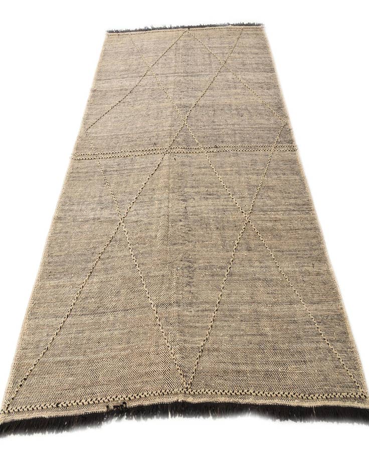 Detail image of  7' x 9' 6  Hand Knotted Moroccan Wool Rug