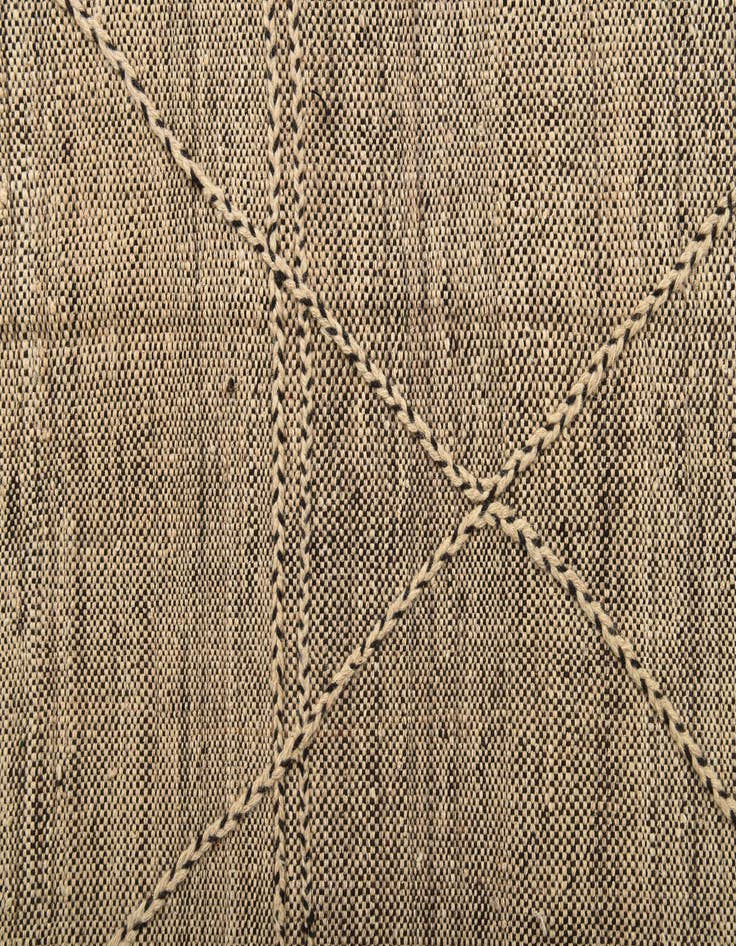Detail image of  7' x 9' 6  Hand Knotted Moroccan Wool Rug