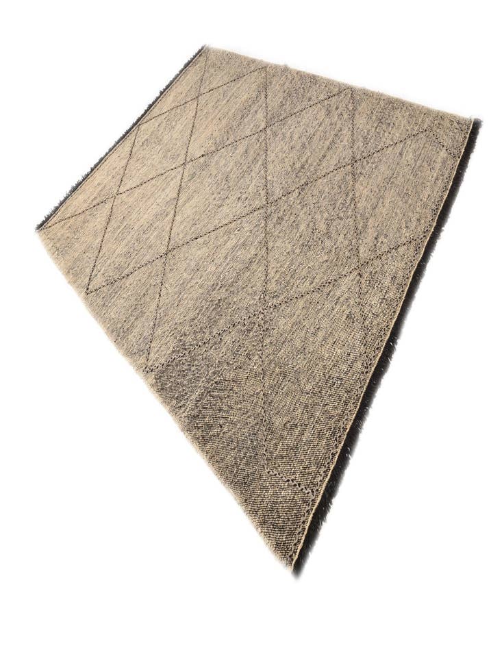 Detail image of  7' 3 x 9' 8  Hand Knotted Moroccan Wool Rug