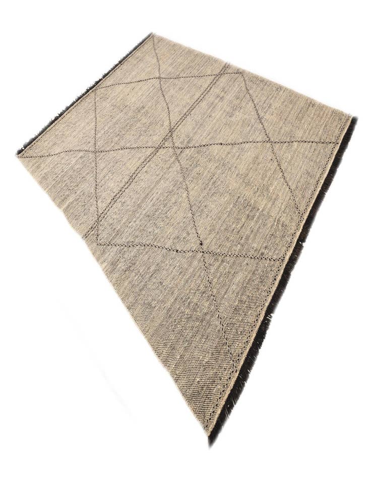 Detail image of  7' 3 x 9' 7  Hand Knotted Moroccan Wool Rug