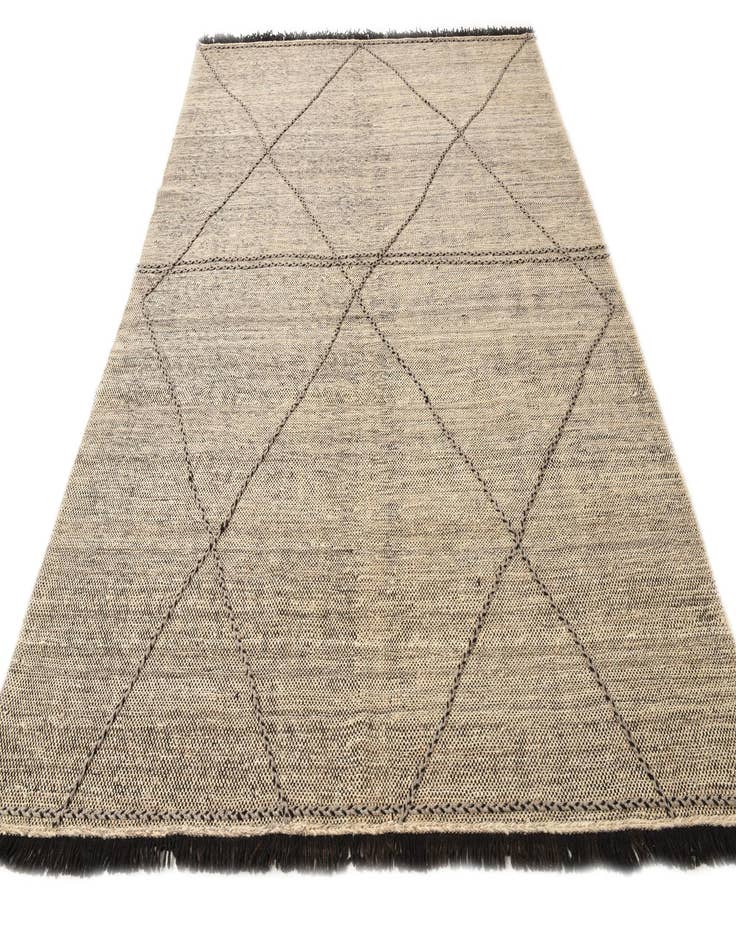 Detail image of  7' 3 x 9' 7  Hand Knotted Moroccan Wool Rug