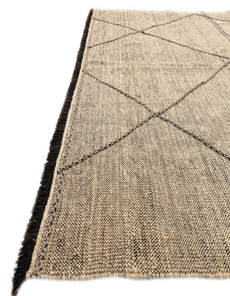 Detail image of  7' 3 x 9' 7  Hand Knotted Moroccan Wool Rug