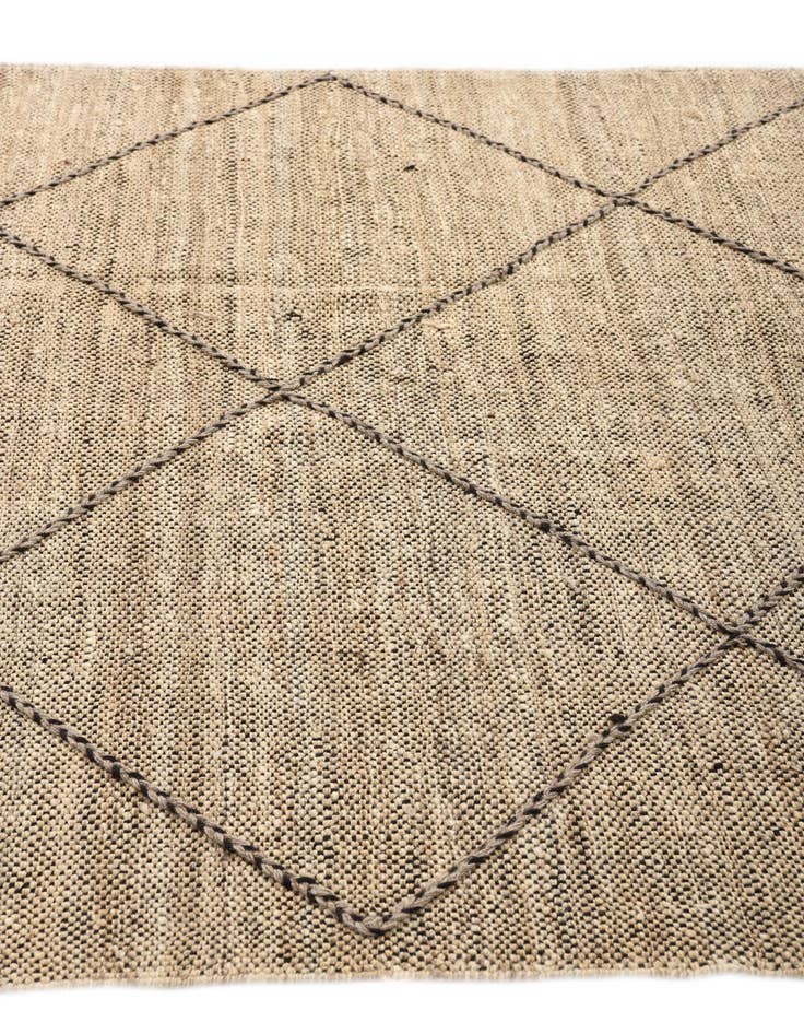 Detail image of  5' 9 x 8' 2  Hand Knotted Moroccan Wool Rug