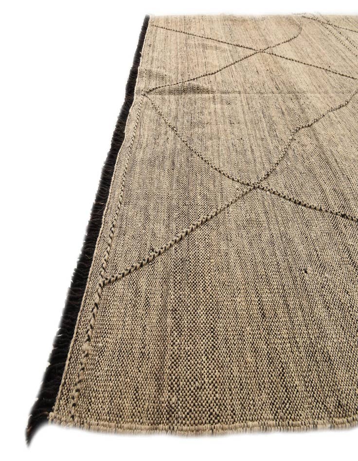 Detail image of  7' 4 x 9' 7  Hand Knotted Moroccan Wool Rug