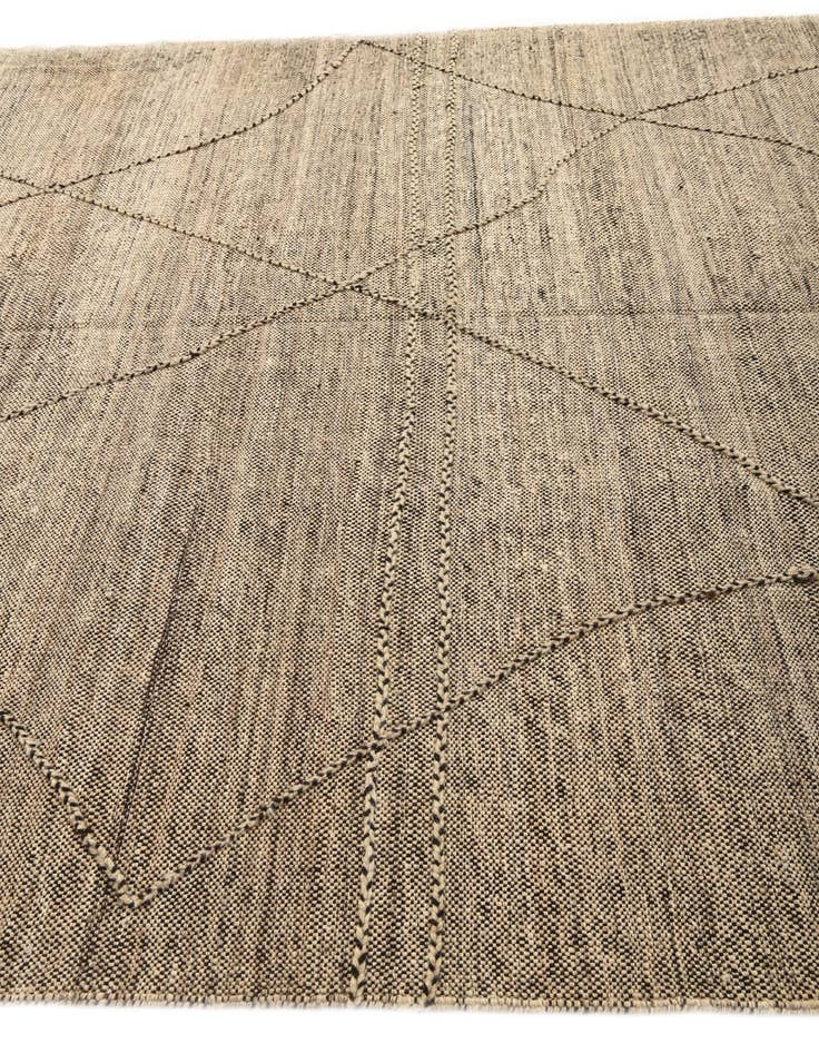 Detail image of  7' 4 x 9' 7  Hand Knotted Moroccan Wool Rug