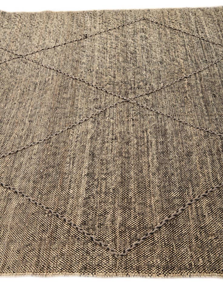 Detail image of  6' 1 x 7' 6  Hand Knotted Moroccan Wool Rug