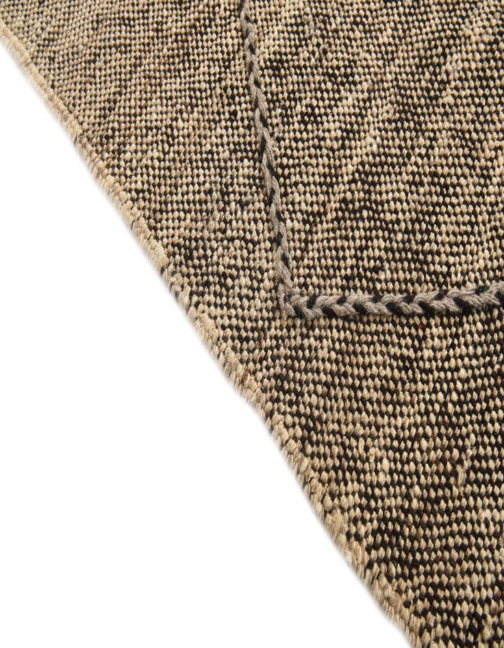 Detail image of  6' 1 x 7' 6  Hand Knotted Moroccan Wool Rug