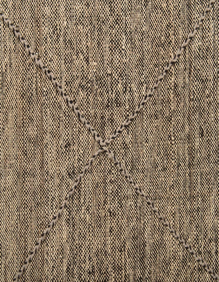 Detail image of  6' 1 x 7' 6  Hand Knotted Moroccan Wool Rug