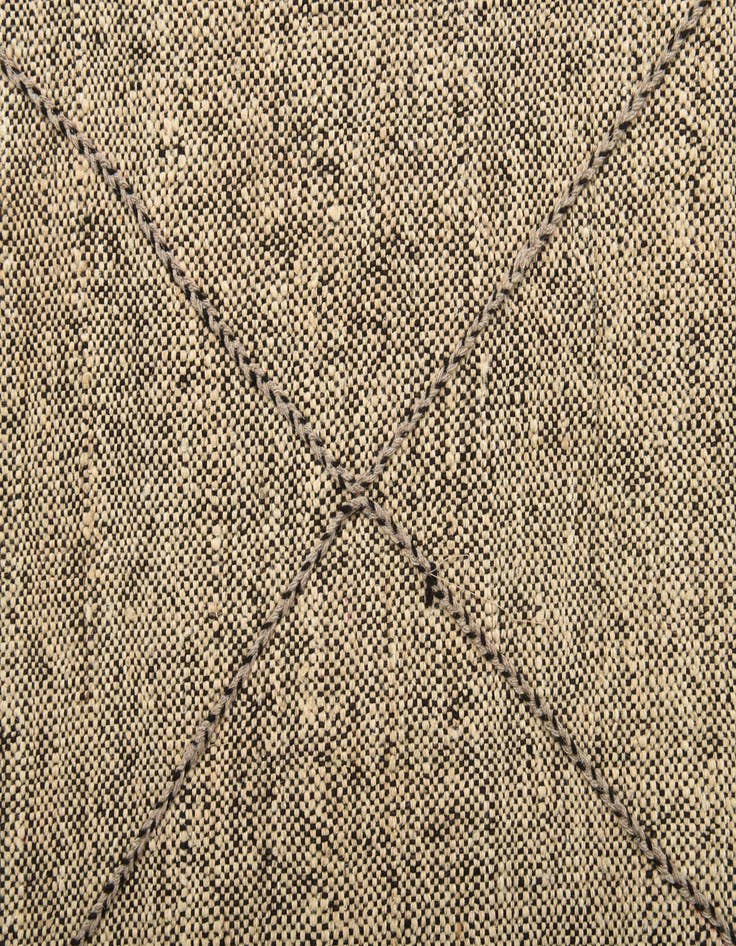 Detail image of  6' 2 x 7' 6  Hand Knotted Moroccan Wool Rug