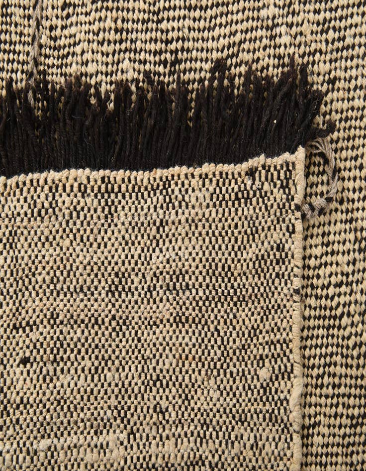 Detail image of  6' 2 x 7' 6  Hand Knotted Moroccan Wool Rug