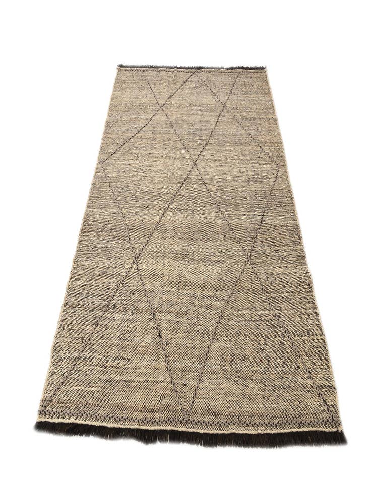 Detail image of  5' 11 x 7' 7  Hand Knotted Moroccan Wool Rug