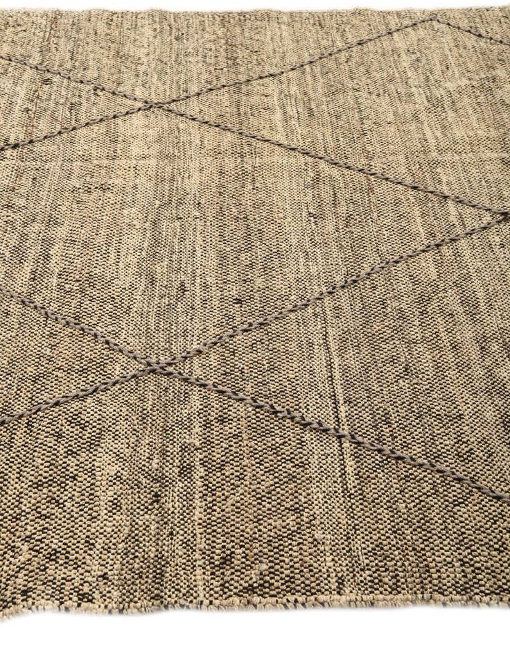 Detail image of  5' 11 x 7' 7  Hand Knotted Moroccan Wool Rug