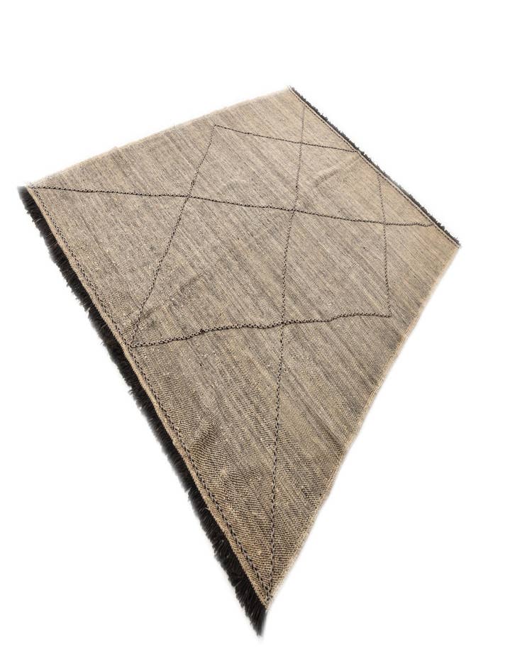 Detail image of  7' 3 x 9' 7  Hand Knotted Moroccan Wool Rug