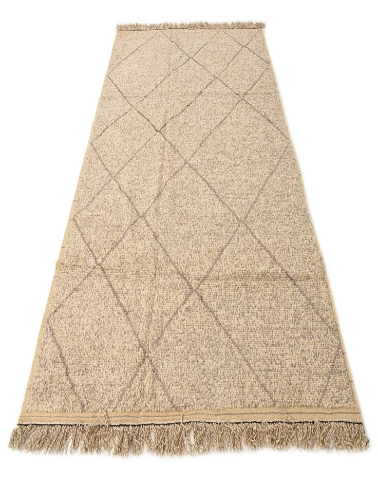 Detail image of  6' 2 x 9' 3  Hand Knotted Moroccan Wool Rug