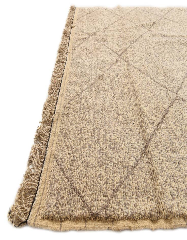 Detail image of  6' 2 x 9' 3  Hand Knotted Moroccan Wool Rug