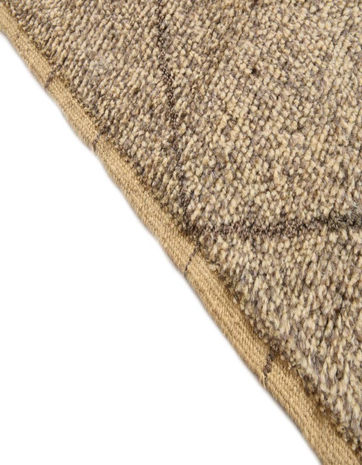 Detail image of  6' 2 x 9' 3  Hand Knotted Moroccan Wool Rug