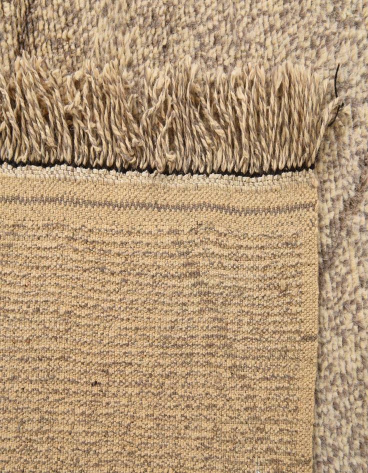 Detail image of  6' 2 x 9' 3  Hand Knotted Moroccan Wool Rug