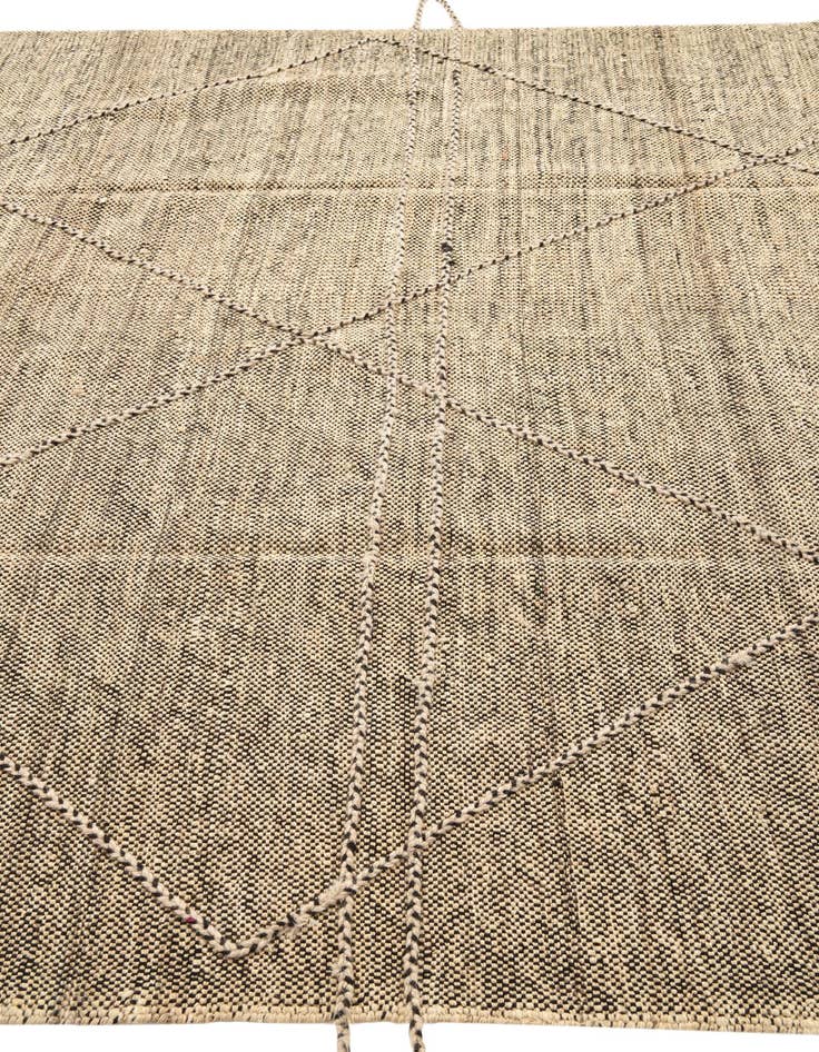 Detail image of  7' x 9' 5  Hand Knotted Moroccan Wool Rug