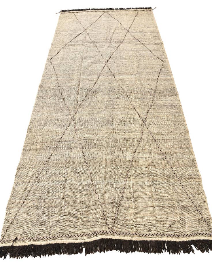 Detail image of  7' 2 x 9' 8  Hand Knotted Moroccan Wool Rug