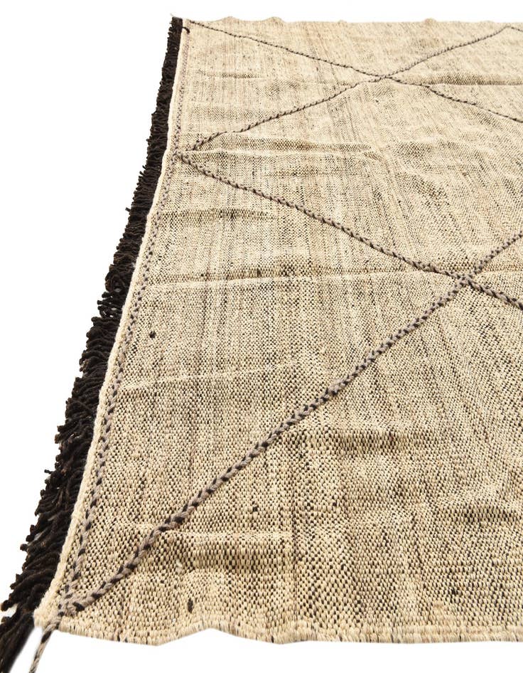 Detail image of  7' 2 x 9' 8  Hand Knotted Moroccan Wool Rug