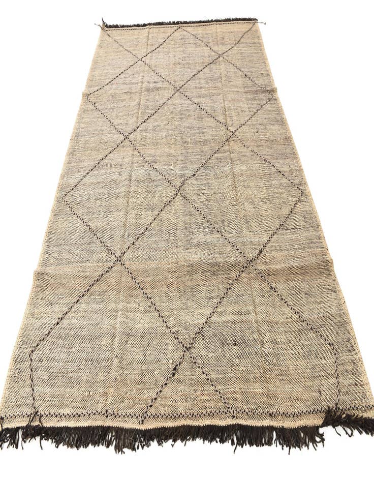 Detail image of  6' 10 x 9' 3  Hand Knotted Moroccan Wool Rug