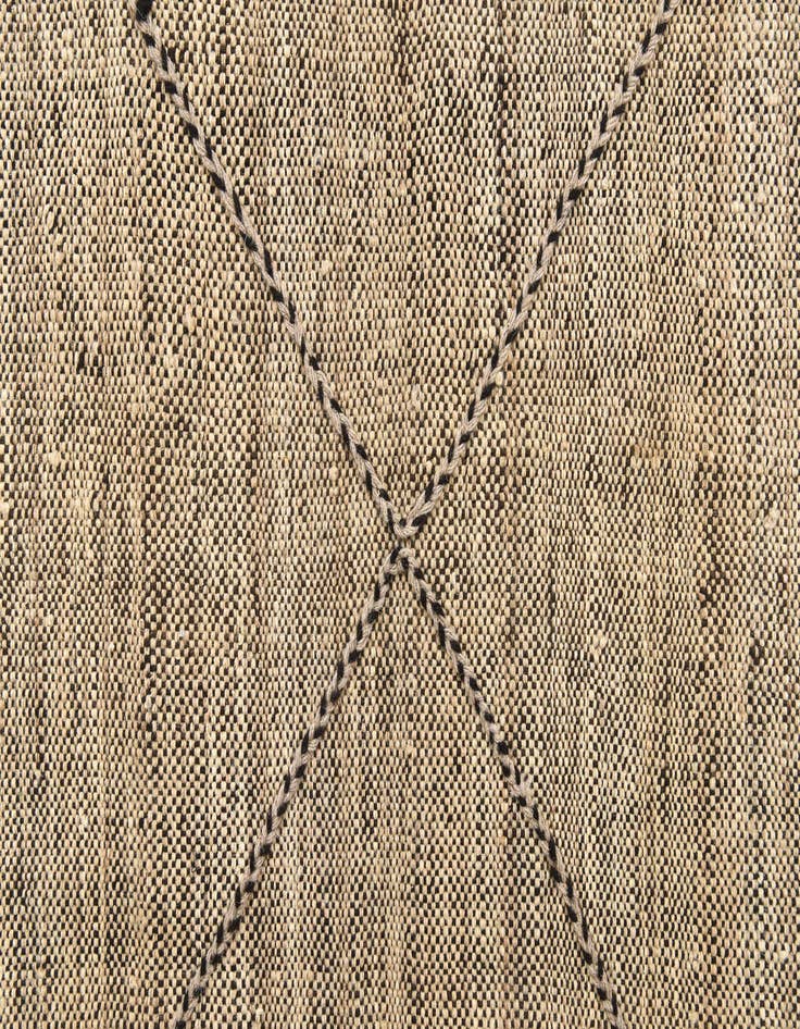 Detail image of  6' 10 x 9' 3  Hand Knotted Moroccan Wool Rug
