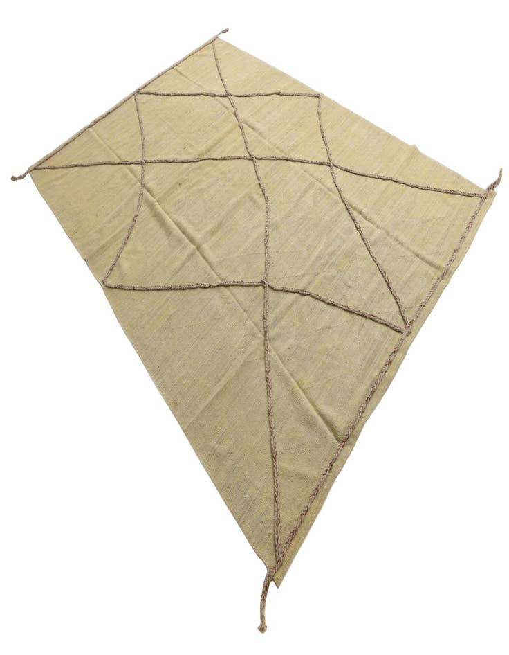 Detail image of  6' 9 x 9' 8  Hand Knotted Moroccan Wool Rug