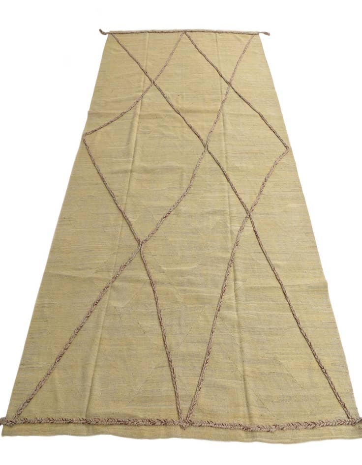 Detail image of  6' 9 x 9' 8  Hand Knotted Moroccan Wool Rug