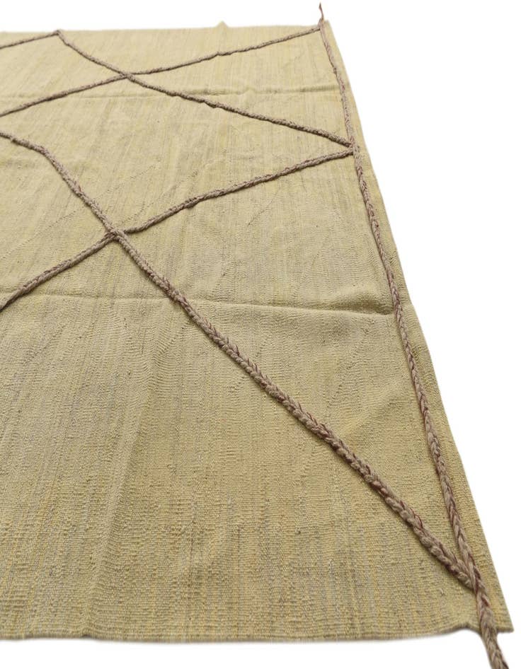 Detail image of  6' 9 x 9' 8  Hand Knotted Moroccan Wool Rug