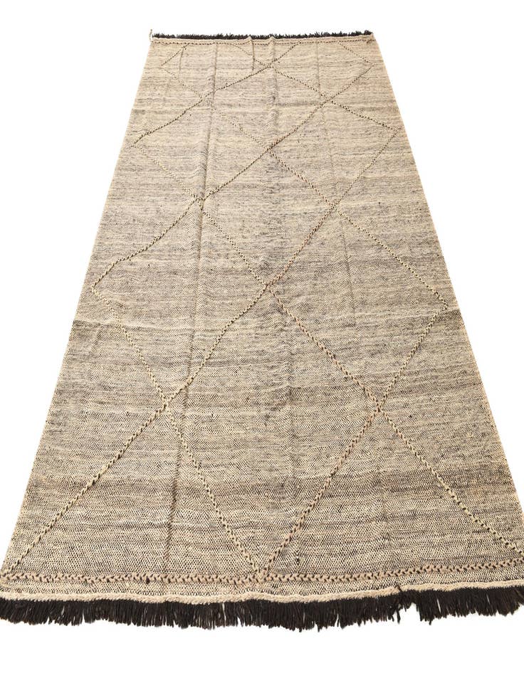 Detail image of  7' x 9' 7  Hand Knotted Moroccan Wool Rug