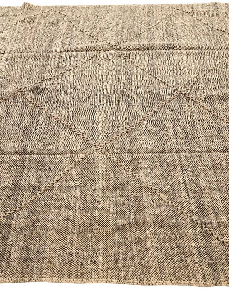Detail image of  7' x 9' 7  Hand Knotted Moroccan Wool Rug