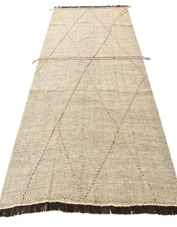 Detail image of  6' 9 x 9' 7  Hand Knotted Moroccan Wool Rug