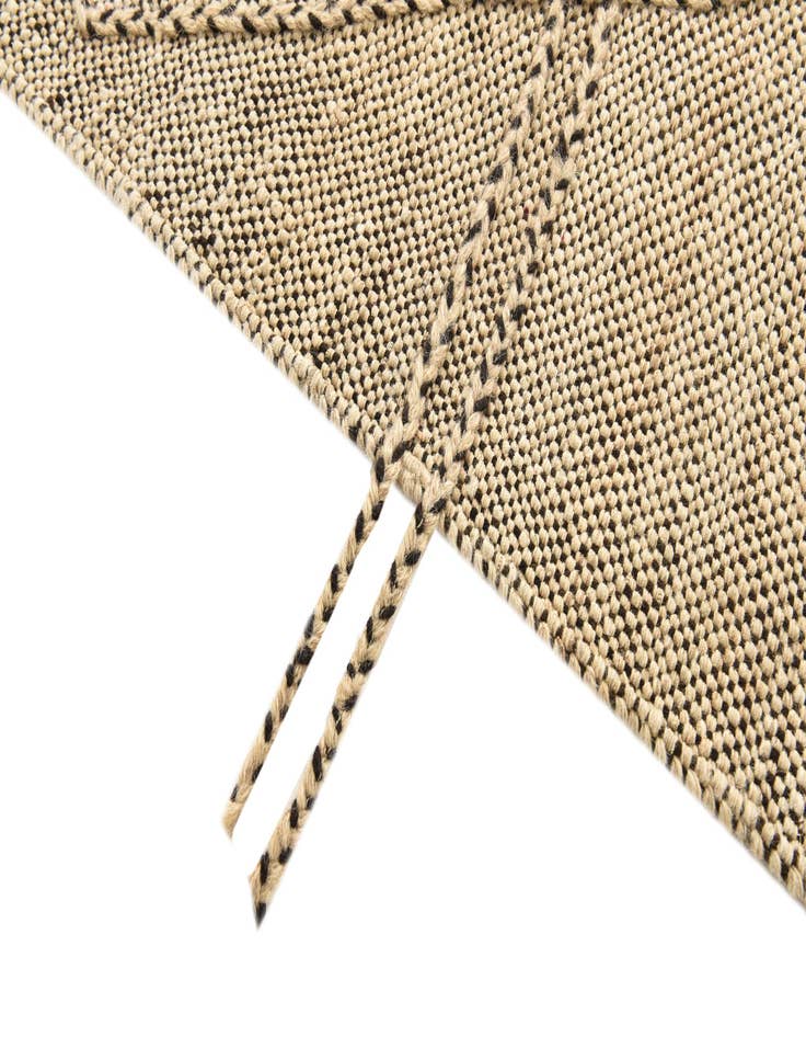 Detail image of  6' 9 x 9' 7  Hand Knotted Moroccan Wool Rug