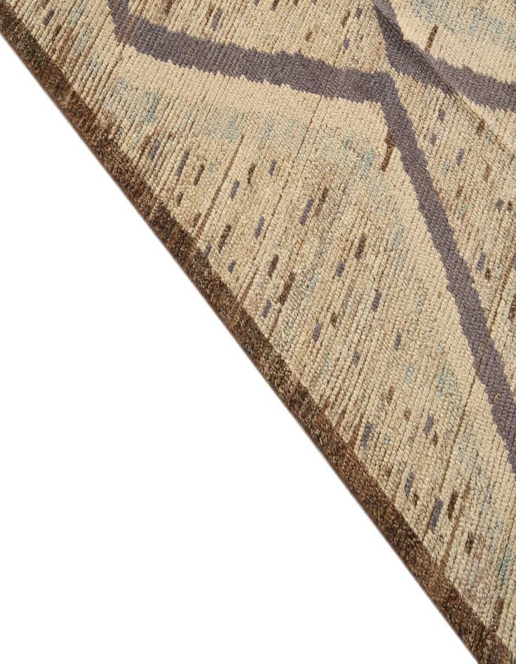 Detail image of  8' 10 x 12' 3  Hand Knotted Moroccan Wool Rug