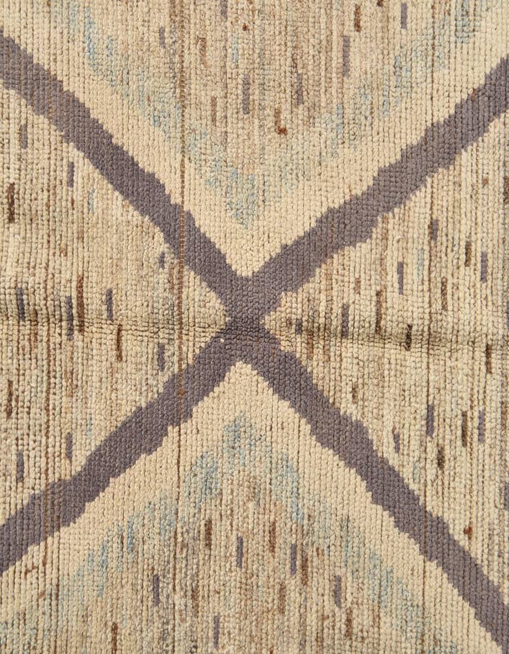 Detail image of  8' 10 x 12' 3  Hand Knotted Moroccan Wool Rug