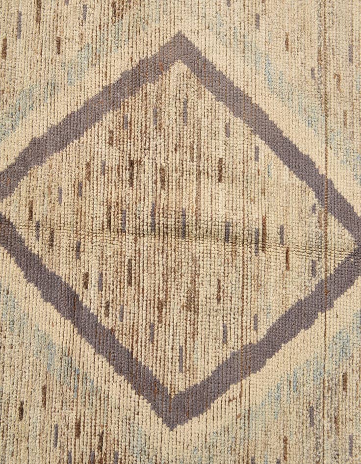 Detail image of  8' 10 x 12' 3  Hand Knotted Moroccan Wool Rug