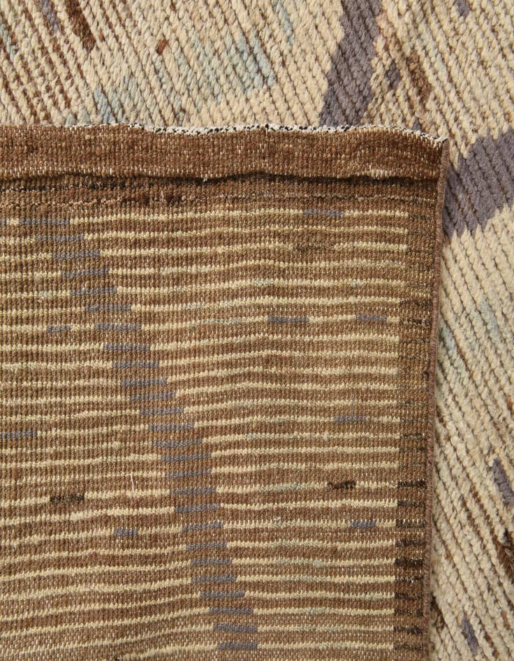 Detail image of  8' 10 x 12' 3  Hand Knotted Moroccan Wool Rug